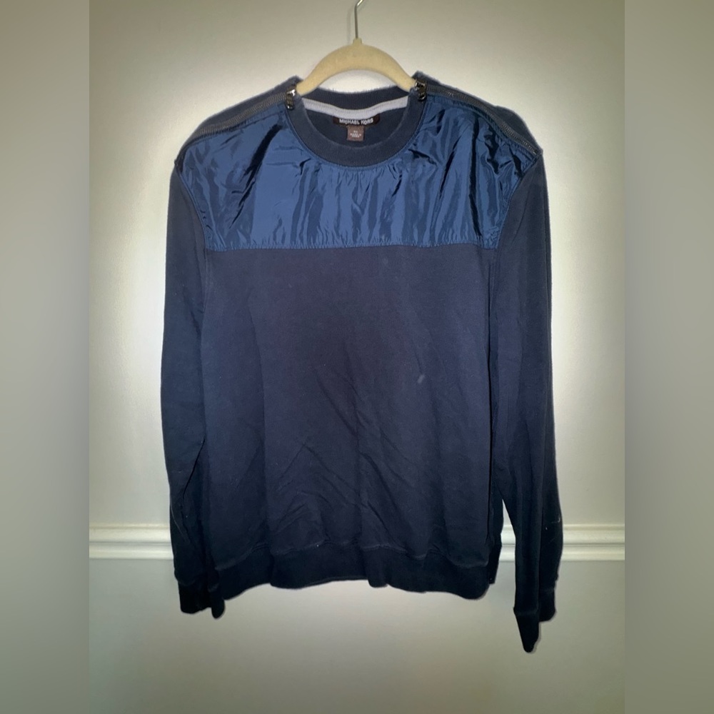 Men’s Navy Blue Michael Kors Pull Over Crewneck